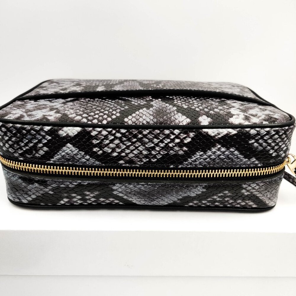 Anine Bing Alice Bag in Cloudy Blue Python - Picture 4 of 10
